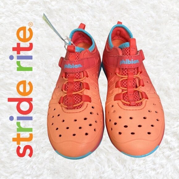 Stride Rite Other - Stride Rite Kids Size 12 Orange Red Blue Play Shoes Water Shoes